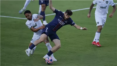 بوتافوجو يواصل تقدمه على باريس سان جيرمان بعد مرور 60 دقيقة بكأس العالم للأندية