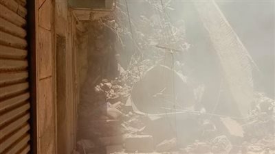 إخلاء المباني المجاورة للعقارين المنهارين بحدائق القبة 