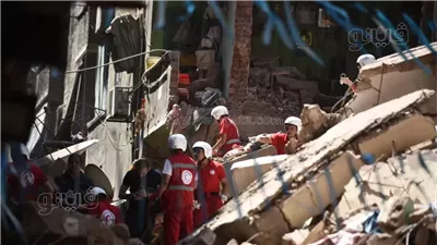 عقارات حدائق القبة المنهارة، الحماية المدنية تكثف جهودها لإنقاذ 