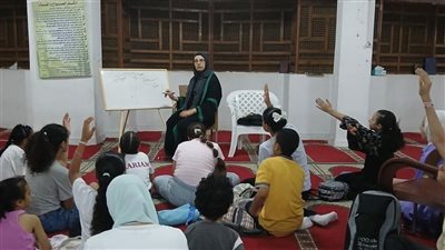 إقبال من أطفال الإسماعيلية على برنامج أحب مسجدي (صور)