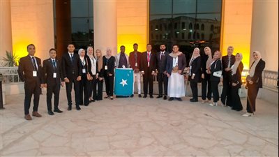 تكريم وفد جامعة السادات المشارك في المنتدى الشبابى العربى البيئى