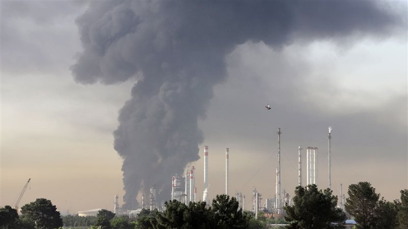 انفجار مصفاة غاز