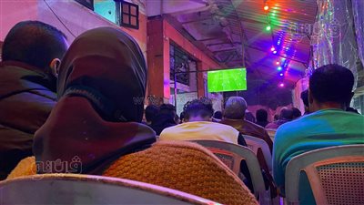 فرحة الجماهير على مقاهي مدينة نصر بعد هدف تعادل مصر أمام الأردن بكأس العرب| فيديو 