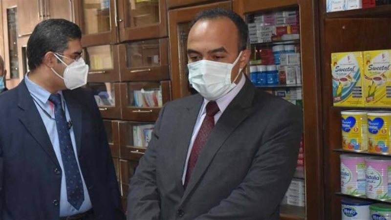 ضبط مخزن أدوية غير
