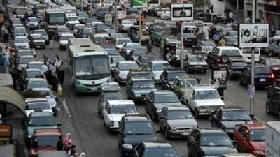 سيولة مرورية متوسطة بصلاح سالم وكوبرى أكتوبر| فيديو