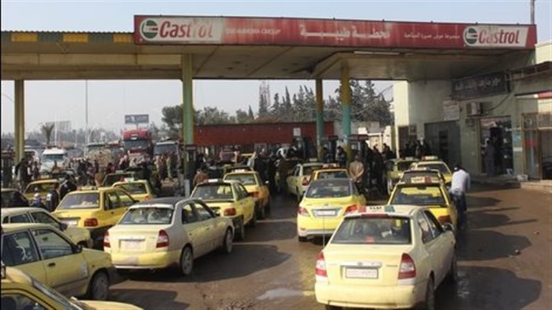 محطة وقود في سوريا