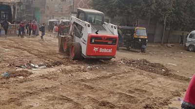  تسوية وتمهيد شوارع جرف سرحان بديروط في أسيوط 