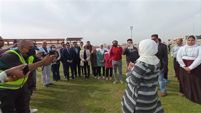 وزير الشباب يتفقد معسكر الرياضة من أجل التنمية باستاد الطور بجنوب سيناء