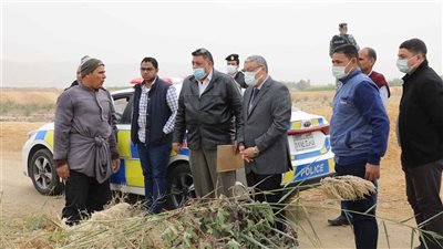 محافظ المنيا يوجه بتشكيل لجنة لفحص موقف الأراضي فى المنطقة الصناعية 