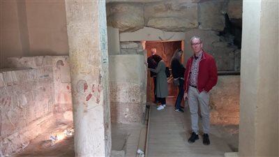 وفد سويدي يزور منطقة آثار سقارة