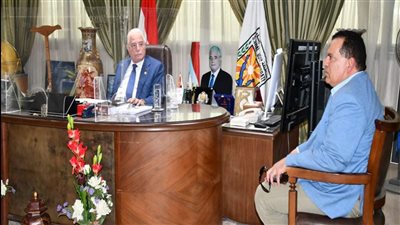 فودة يلتقي رئيس قطاع الاستثمار والتطوير العقاري لشركة المقاولون العرب 