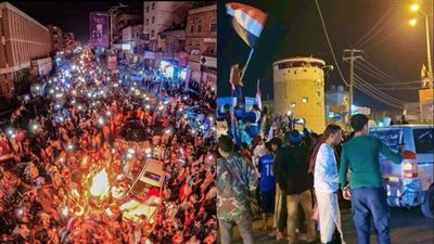 إصابات خلال الاحتفالات بفوز اليمن على السعودية والتتويج بكأس غرب آسيا