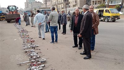 إعدام الشيش المضبوطة في ميدان عام بالمحلة |صور