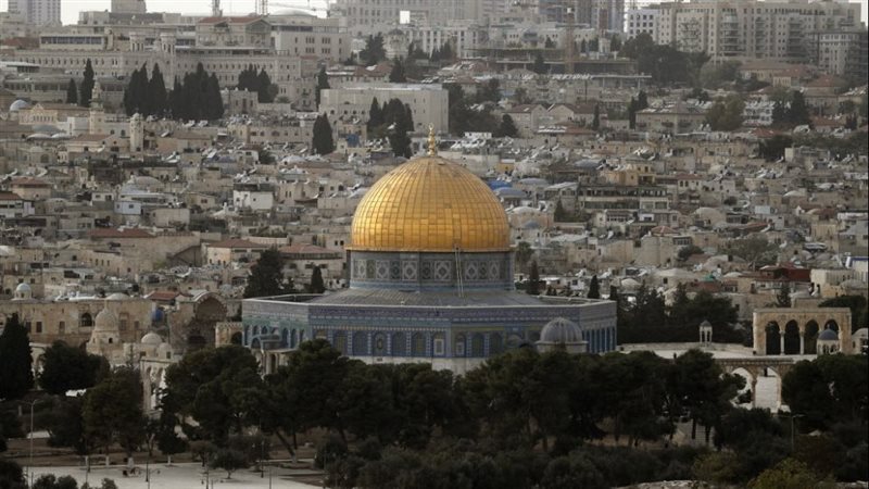 قبة الصخرة في المسجد