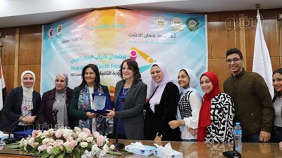 عين شمس تفوز بالمركز الثالث فى مسابقة التنمية المستدامة بملتقى شباب الإعلام العربي