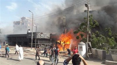 انفجار ماسورة غاز داخل مطعم شهير للمأكولات السورية بطنطا