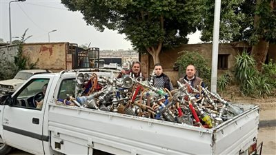 رفع 980 حالة إشغال متنوعة في حي الهرم 