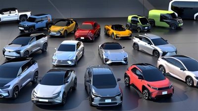 تويوتا ولكزس تطلقان أكبر مجموعة سيارات كهربائية تجريبية 