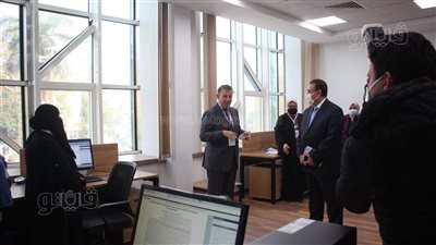 افتتاح مركز الشبكات وتكنولوجيا المعلومات بجامعة عين شمس