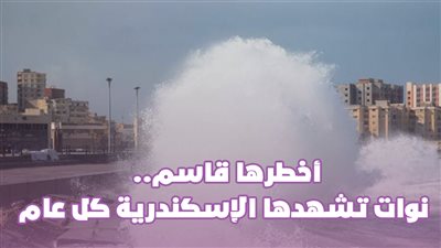 أخطرها قاسم.. نوات تشهدها الإسكندرية كل عام | فيديوجراف