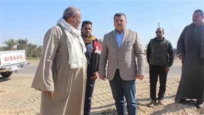  رئيس مدينة بني سويف يتفقد أعمال مشروع النصب التذكاري للشهداء بحديقة الشلال