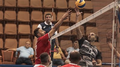 رجال طائرة الأهلي يفوز على هليوبوليس في الدوري