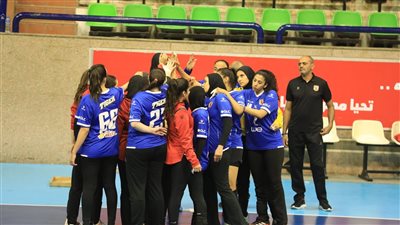 فريق سيدات يد الأهلي يفوز على سموحة في الدوري