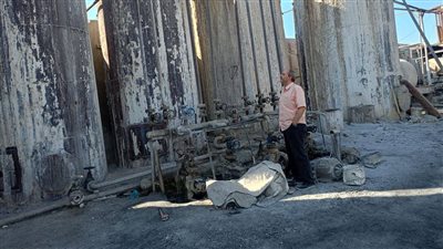 ضبط مخزن بدون ترخيص لمستلزمات إنتاج السيراميك ببلبيس