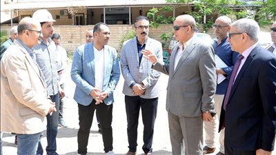 رئيس جامعة المنصورة يتابع ميدانيًّا سير العمل بالمشروعات الجديدة