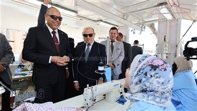 وزير العمل يتفقد الوحدة المتنقلة للتدريب المهني بكفر الشيخ