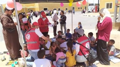 في اليوم العالمي للاجئين، الهلال الأحمر المصري يدعم 62 جنسية من ضيوف مصر