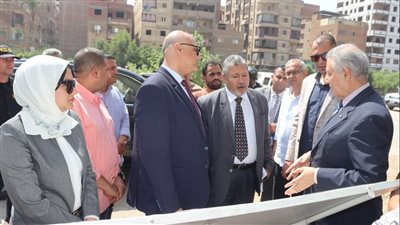 محافظ القليوبية يتفقد إنشاء مكتبة مصر العامة الجديدة في شبرا الخيمة