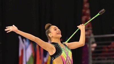 فريدة بهنسي تحصد فضية بطولة العالم للجمباز الإيقاعي