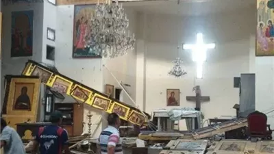 انفجار يهز كنيسة في وسط العاصمة السورية دمشق (فيديو)