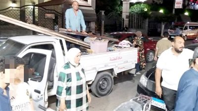 رئاسة حي غرب المنصورة تواصل حملاتها المكبرة لرفع الإشغالات والتعديات على حرم الطريق (صور)