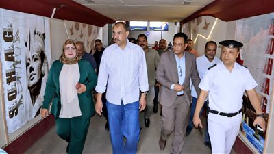 محافظ سوهاج يتابع تطوير منطقة أولاد نصير