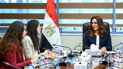 وزيرة التنمية المحلية تبحث مجالات التعاون مع ممثلة الـ 