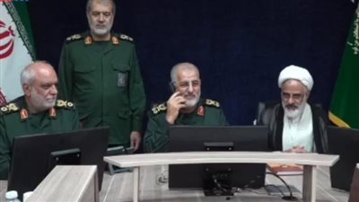 لحظة إعلان قائد الحرس الثوري الإيراني عن شفرة عملية 