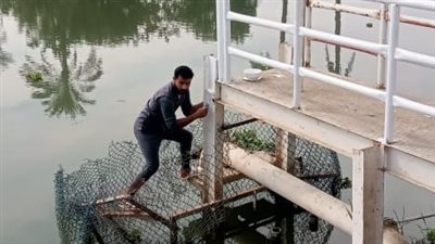 رئيس مياه القناة: الانتهاء من تركيب مأخذ نموذجي لمحطة فنارة العمدة (صور) 