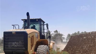 إزالة 4 طواحين ذهب و120 حالة تعد على أملاك الدولة بأسوان (صور)