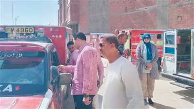رئيسة مركز أبشواي بالفيوم تبحث إنشاء موقف سيارات مطور 