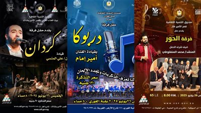 فعاليات فنية بمراكز الإبداع، الحور ودربوكا وكردان تحيي التراث برؤى معاصرة