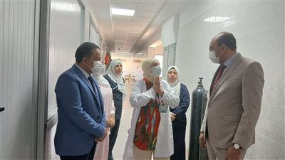 وكيل صحة الدقهلية يتفقد مستشفى صدر المنصورة