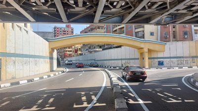 انتهاء أعمال معالجة تسريب المياه الجوفية بنفق جمال عبد الناصر بالإسماعيلية (صور) 