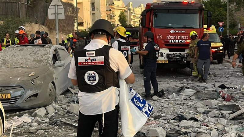أثار الدمار في بئر