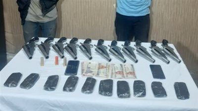 الداخلية تضبط 9 عناصر إجرامية شديدة الخطورة بحوزتهم مخدرات وأسلحة بـ 37 مليون جنيه 