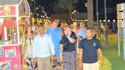 بني سويف تستقبل فوجا سياحيا ألمانيا لزيارة ممشى كورنيش النيل