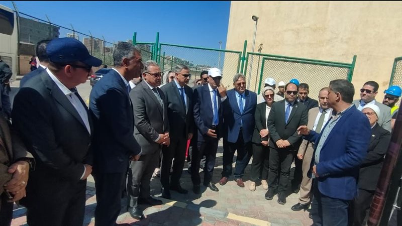 تفقد محطة التنقية