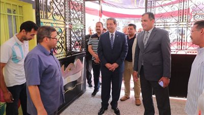 محافظ دمياط يتفقد لجان امتحانات الثانوية العامة (صور)