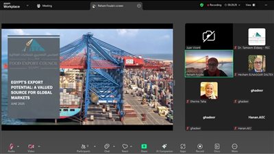 ريهام فودة: مصر أصبحت وجهة رئيسية لتصدير المنتجات الغذائية ذات الجودة العالية